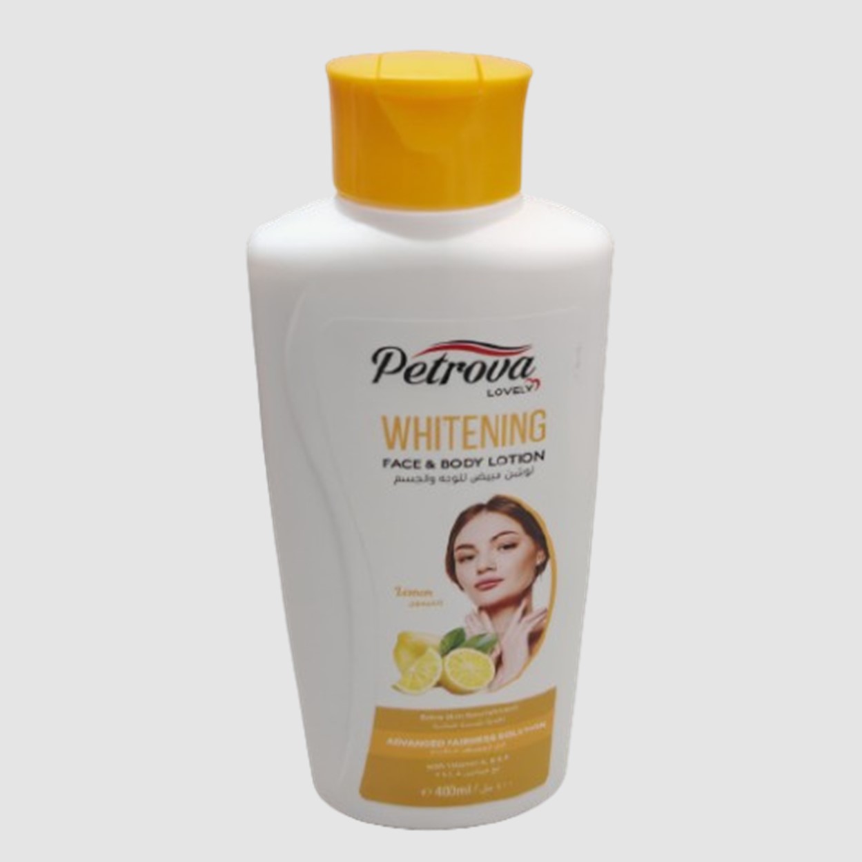 Pertova Whitening Face & Body Lotion 400ml Lemon