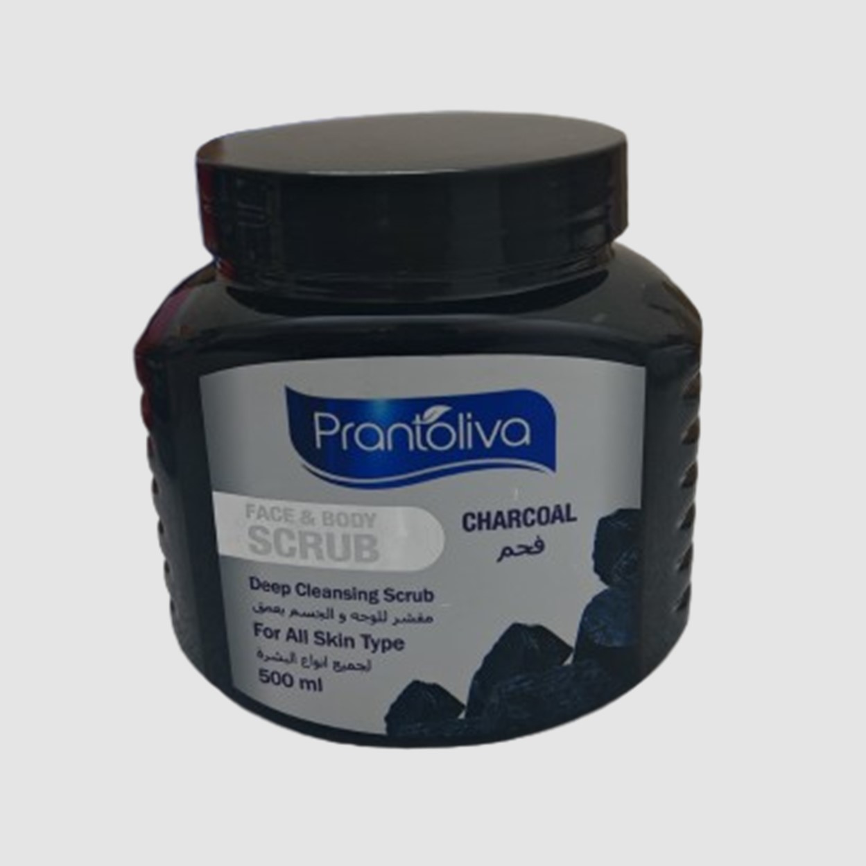 Prantoliva Face & Body Scrub 500ml Charcoal